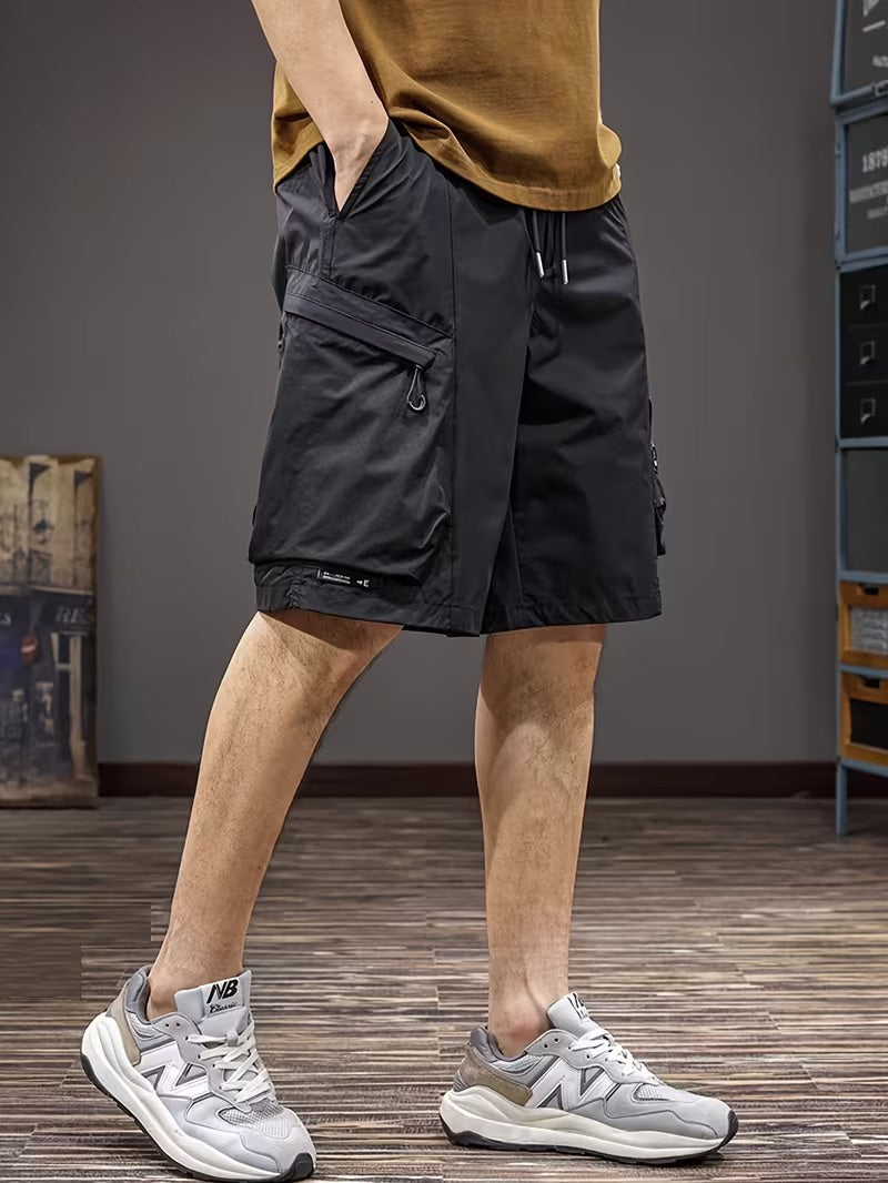 Short Cargo à Poches Zippées pour Homme