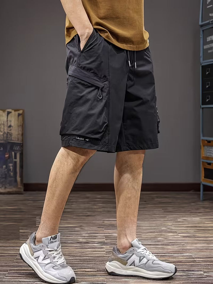 Short Cargo à Poches Zippées pour Homme