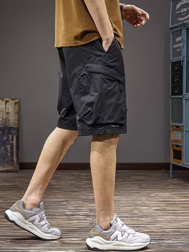 Short Cargo à Poches Zippées pour Homme