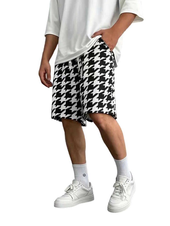 Short pour Homme à Motif Géométrique