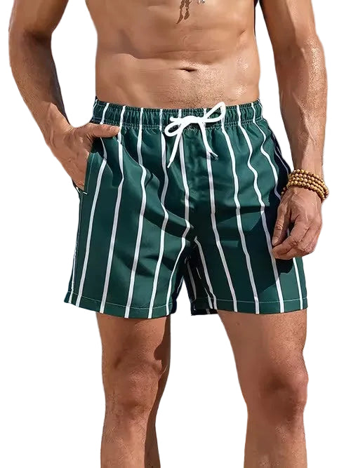 Short Rayé pour Homme