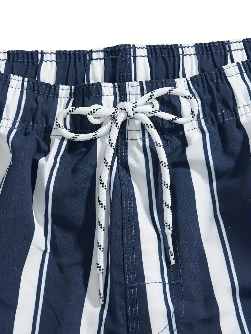 Short Rayé pour Homme