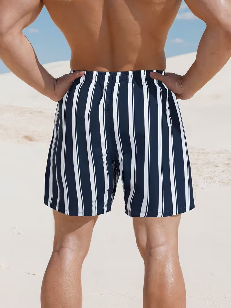 Short Rayé pour Homme